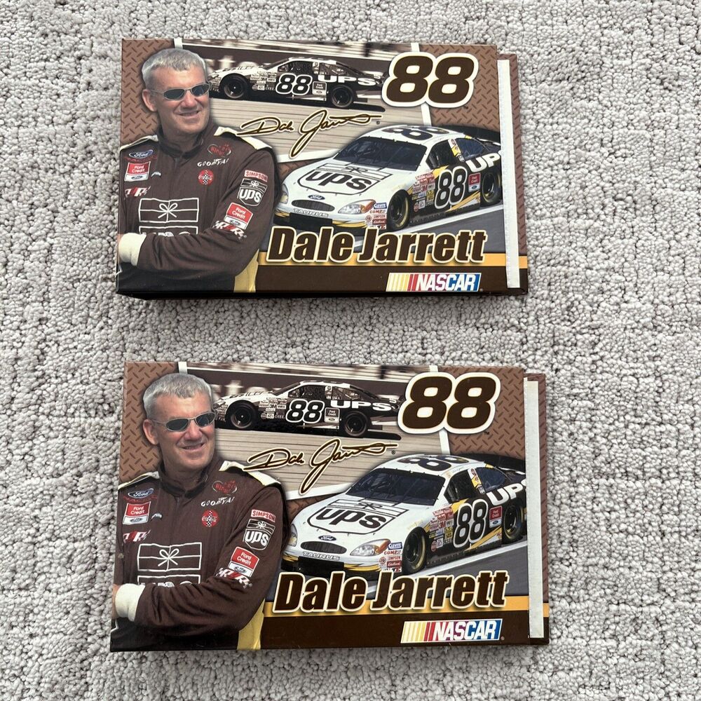 2-Vtg  Nascar Dale Jarrett #88 4 x 6 Photo Album Book W/ Autograph Pages 8 Slots